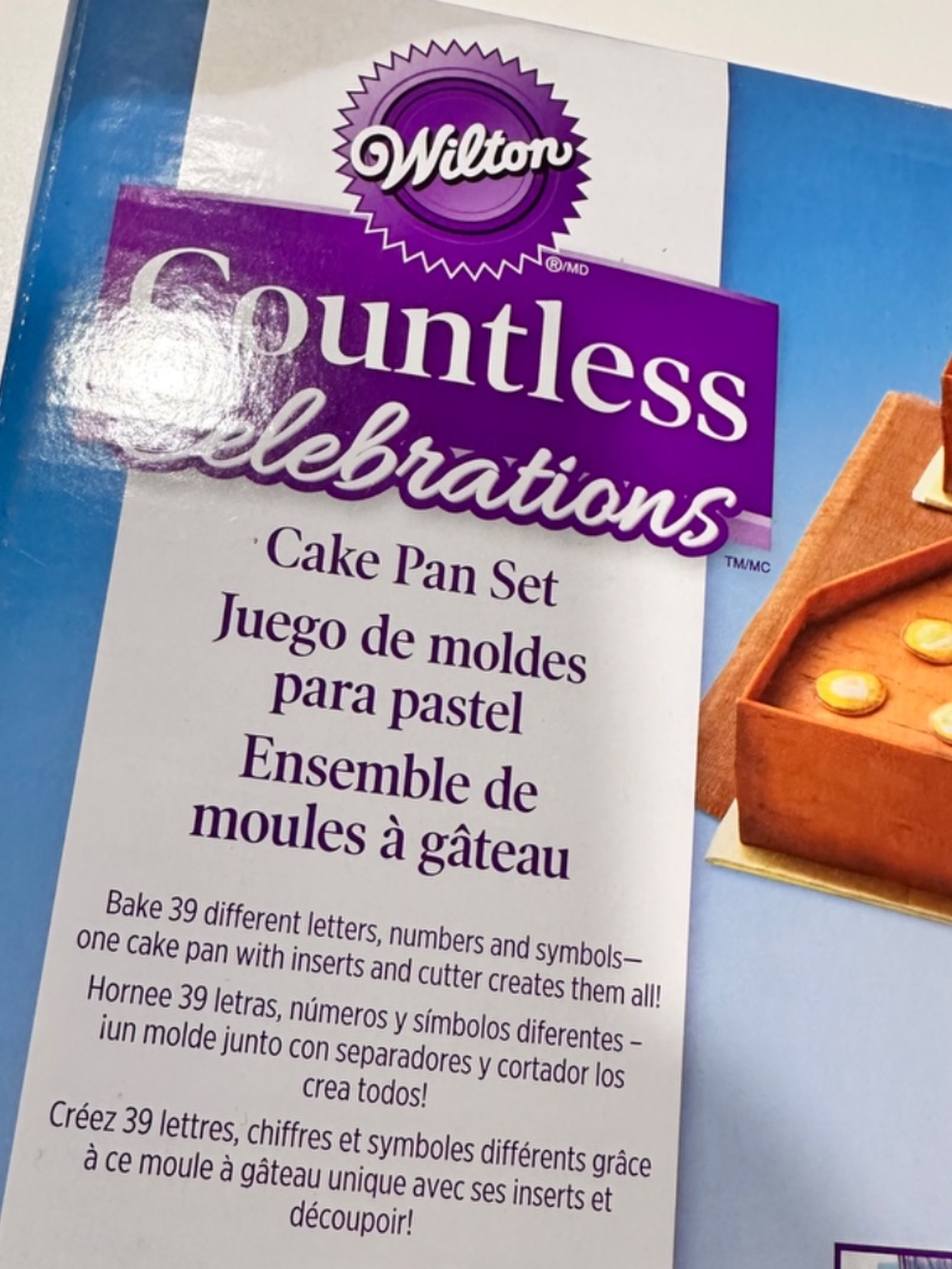 NEW Wilton Countless Celebrations Cake Set Alphabet Numbers Baking Tin Set - Picture 3 of 9